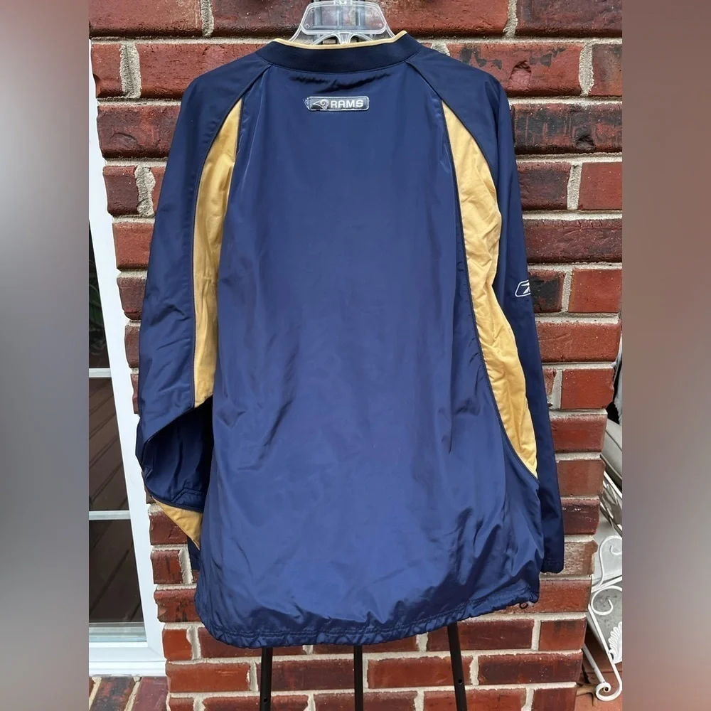 NFL St. Louis Rams Navy and Gold Pullover jacket
